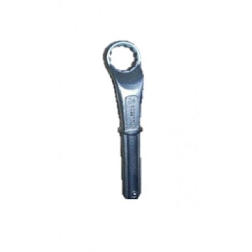 De Neers Deep Offset Slogging Ring Spanner Round Handle, Size: 80 mm